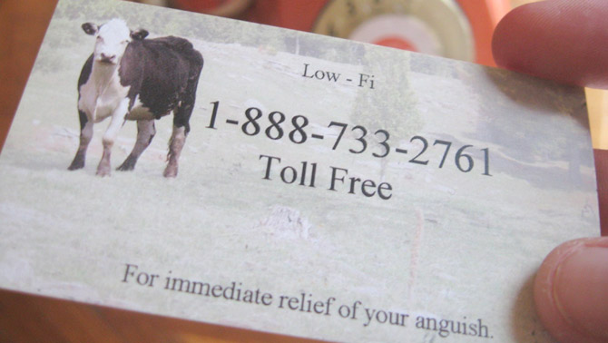 Low-fi Toll-free Refarm Spectale's Lo-Fi Toll Free invitational sound art project using standard telephones