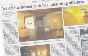 Review by Dad Goddard of Jimmy Kuehnle's show at C-Art Sudio.
