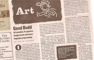 Article about Richie Budd and Jimmy Kuehnle in the Houston Press by Kieth Plocek.
