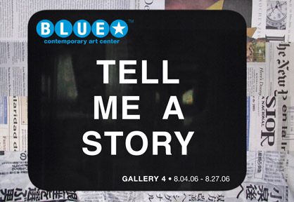 Announcement card for Jimmy Kuehnle's performance at the Bluestar Contemporary Art Center.