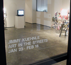 Art exhibition featuring work by James Kuehnle