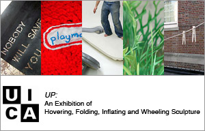 Group exhibition of inflatable and rolling sculpture in Grand Rapids, Michigan.