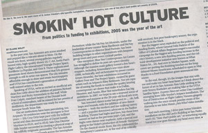 Article about art in San Antonio by Elaine Wolff.